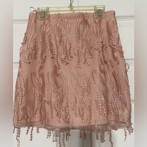 - Lulus Pink lining skirt size S